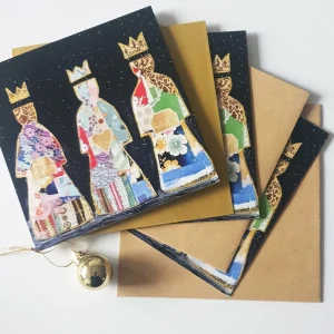 Pack of 4 Three Wise Kings Christmas Cards