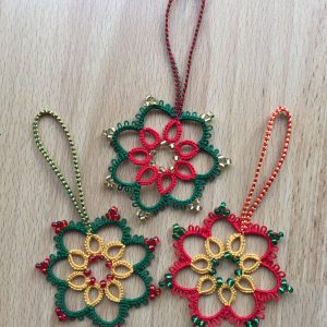 Christmas Vintage Lace Tree Ornament