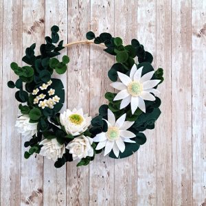 Fabric Christmas Wreaths