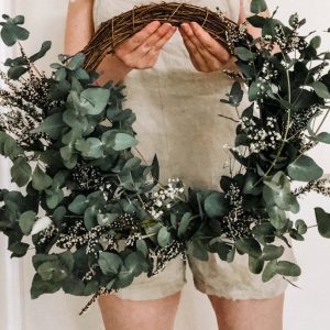 Dried Flower Christmas Wreaths