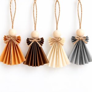 Origami Angel Christmas Tree Decoration