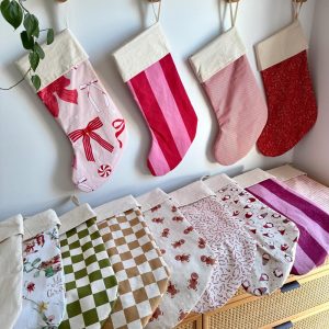 Modern Handmade Christmas Stockings - Assorted Designs