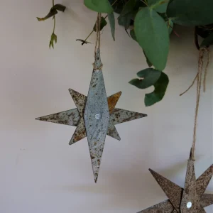 Handmade Rustic Christmas Star Ornament