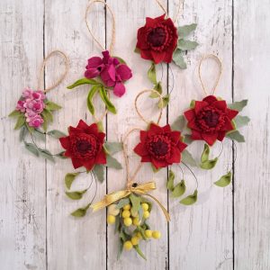 Wildflower Felt Christmas Ornament