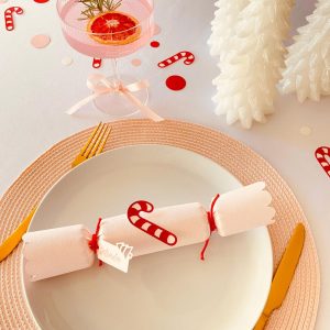 Candy Cane Personalised Fill Your Own Christmas Crackers