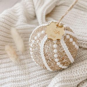 Personalised Annual Christmas Ornament Tags - Set of 19
