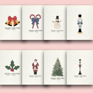 Pack of 8 Classic Christmas Cards
