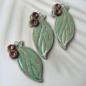 "Bush Bling" Aussie Gum Leaf Christmas Ornament