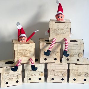 Personalised Christmas Elf Arrival Box