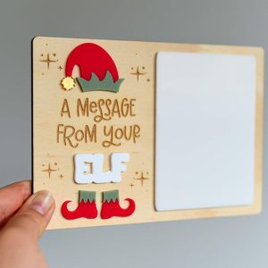 Christmas Elf Message Sign