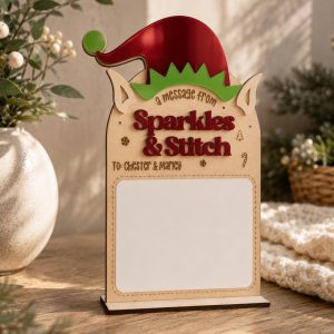 Message From Your Christmas Elf Personalised Sign