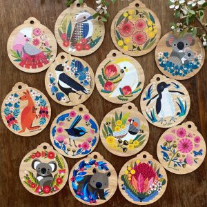 Australian Wildlife Christmas Decoration Set of 14 Designs