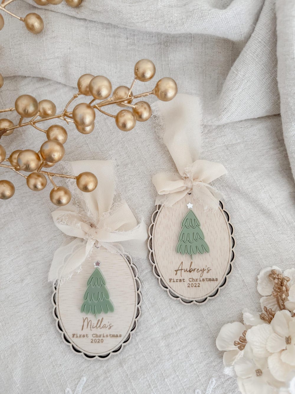Personalised Baby's First Christmas Ornament