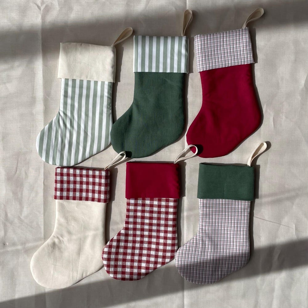 Handmade Mini Heirloom-Style Christmas Stocking